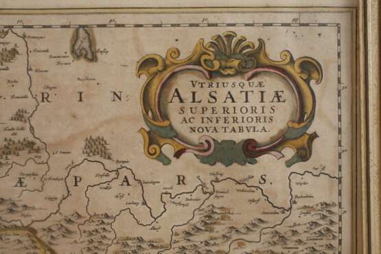 Johannes Janssonius, Karte Rheinverlauf - Foto 4