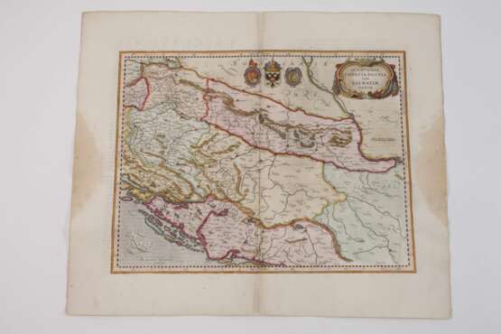 Johannes Janssonius, Karte Kroatien - Foto 2 Johannes Janssonius, Karte Kroatien - Foto 2