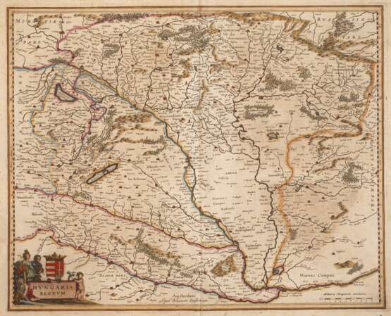 Johannes Janssonius, Karte Ungarn - Foto 1