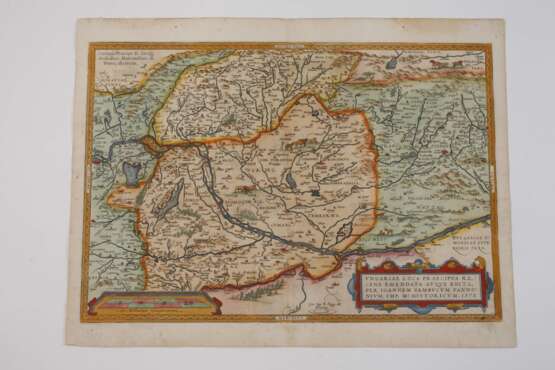 Abraham Ortelius, Karte Ungarn - Foto 2