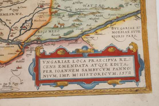 Abraham Ortelius, Karte Ungarn - Foto 4