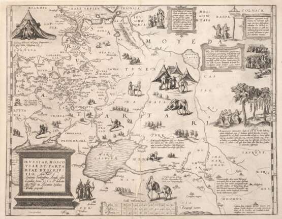 Abraham Ortelius, Karte Russland - Foto 1 Abraham Ortelius, Karte Russland - Foto 1