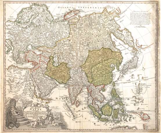 Johann Christoph Homann, Karte Asien - фото 1 Johann Christoph Homann, Karte Asien - фото 1