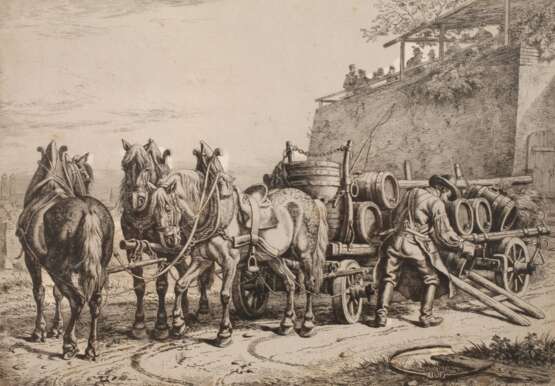 Johann Adam Klein, Brauereiwagen - фото 1