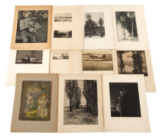 Konvolut Graphikbeilagen aus PAN, - фото 1