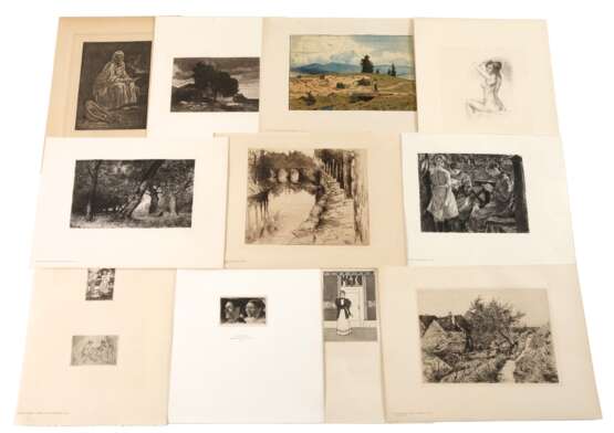 Konvolut Graphikbeilagen aus Pan - фото 1