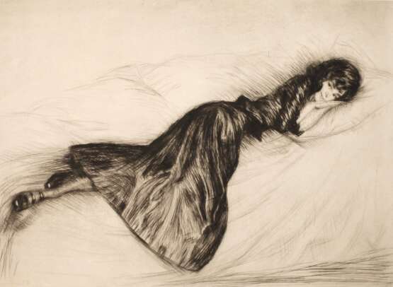 Otto Goetze, Liegende Dame - фото 1