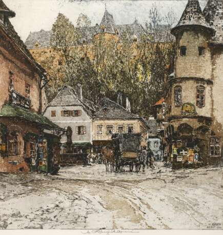 Luigi Kasimir, Ansicht von Grein - Foto 1