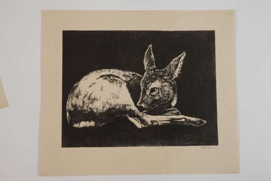 Walther Klemm, Paar Tierdarstellungen - photo 3 Walther Klemm, Paar Tierdarstellungen - photo 3