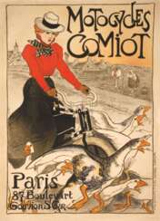 Theophile Steinlen, Plakat &quot;Motocycles Comiot&quot;