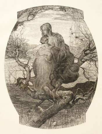 Wilhelm Woernle, "Engel des Lebens" nach Segantini - Foto 1