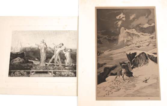 Paar symbolistische Arbeiten - photo 1 Paar symbolistische Arbeiten - photo 1