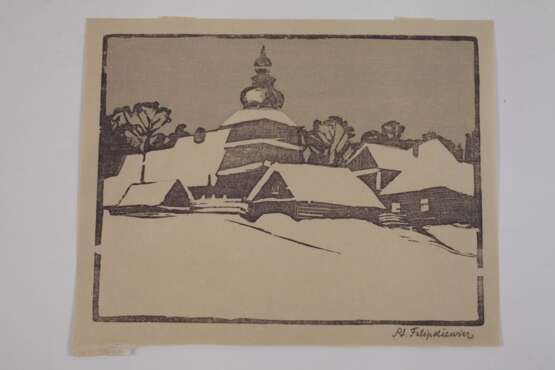 Paar Farbholzschnitte - photo 4