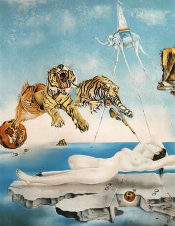 Salvador Dali, Surrealistische Komposition - Foto 1