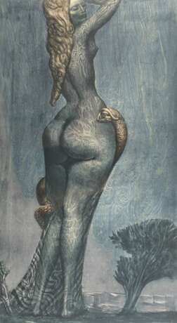 Ernst Fuchs, "Frau Lot" - photo 1 Ernst Fuchs, "Frau Lot" - photo 1