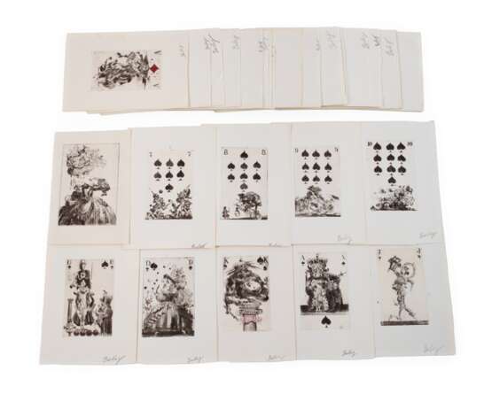 Gerhard Goßmann, originalgraphisches Kartenspiel - photo 1