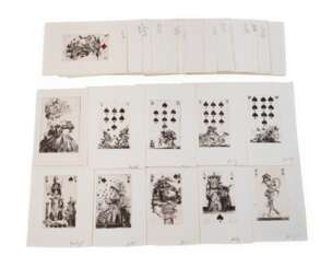 Gerhard Goßmann, originalgraphisches Kartenspiel