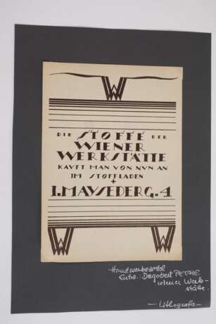 Dagobert Peche, Werbung Wiener Werkstätte - photo 3 Dagobert Peche, Werbung Wiener Werkstätte - photo 3