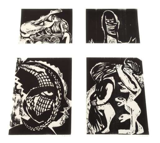 Ina Barfuß, Graphikkonvolut - Foto 1 Ina Barfuß, Graphikkonvolut - Foto 1