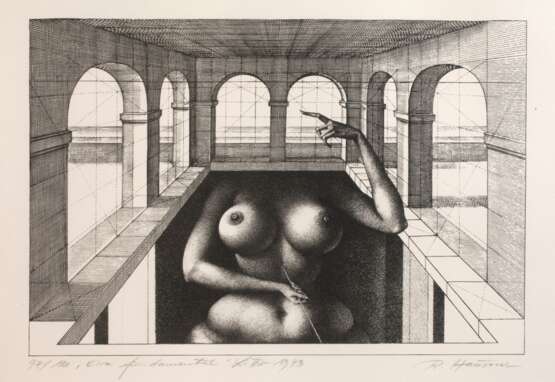 Rudolf Hausner, "Eva fundamental" - photo 1 Rudolf Hausner, "Eva fundamental" - photo 1