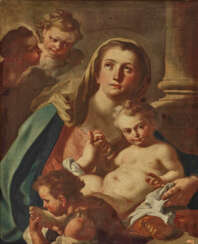 Mura, Francesco de, zugeschrieben . Maria mit dem Kind und dem Johannesknaben