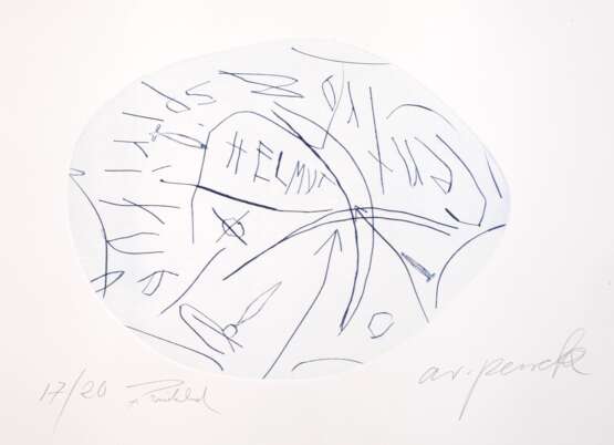 Penck/Breidenbruch, Radierung Gemeinschaftswerk - photo 1 Penck/Breidenbruch, Radierung Gemeinschaftswerk - photo 1