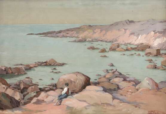 O. Blum, Mann am Meer - фото 1 O. Blum, Mann am Meer - фото 1