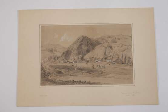 Johann Georg von Dillis, attr., Voralpenlandschaft - Foto 2 Johann Georg von Dillis, attr., Voralpenlandschaft - Foto 2