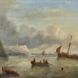 Kannemans, Christiaan Cornelis. Fischer- und Segelboote vor der Kanalküste - фото 1