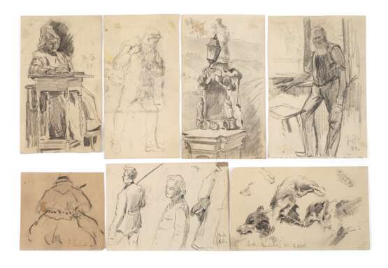 Julius Jacob, Zeichnungskonvolut - Foto 1 Julius Jacob, Zeichnungskonvolut - Foto 1