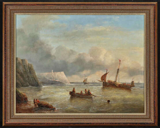 Kannemans, Christiaan Cornelis. Fischer- und Segelboote vor der Kanalküste - фото 2