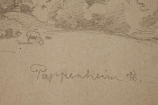 Hugo Mühlig, attr., Blick auf Pappenheim - photo 4 Hugo Mühlig, attr., Blick auf Pappenheim - photo 4