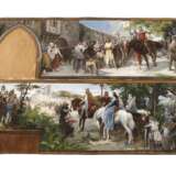 Willy Spatz, attr., Paar große Wandbildentwürfe - фото 1