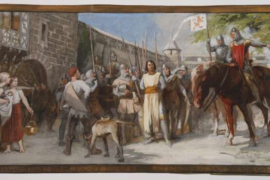 Willy Spatz, attr., Paar große Wandbildentwürfe - фото 4 Willy Spatz, attr., Paar große Wandbildentwürfe - фото 4