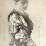 Anton von Werner, Halbportrait eines jungen Mannes - photo 1