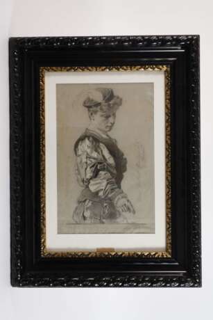Anton von Werner, Halbportrait eines jungen Mannes - photo 2