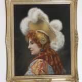 Elegante Dame mit Kopfschmuck - фото 2