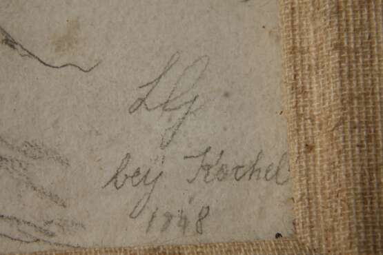 Altmeisterzeichnung, "Bey Kochel" - фото 3 Altmeisterzeichnung, "Bey Kochel" - фото 3