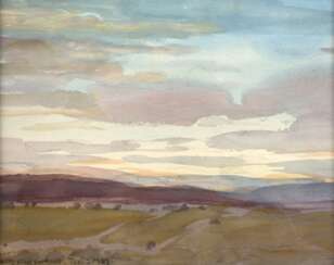 Fritz Hildebrandt, Sonnenuntergang bei Tozeur