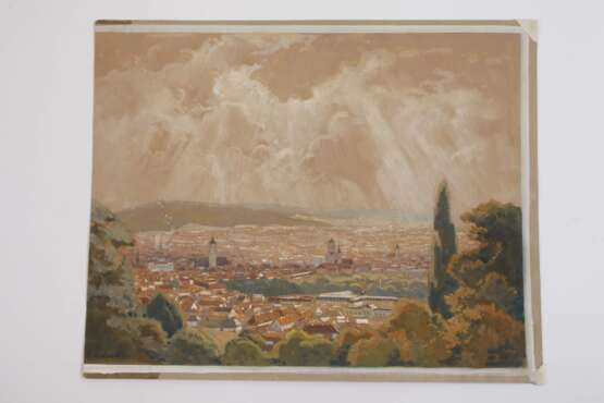 Martin Nicolaus, attr., Ansicht von Stuttgart - photo 2 Martin Nicolaus, attr., Ansicht von Stuttgart - photo 2