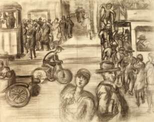 Leo Prochownik, attr., In der Großstadt