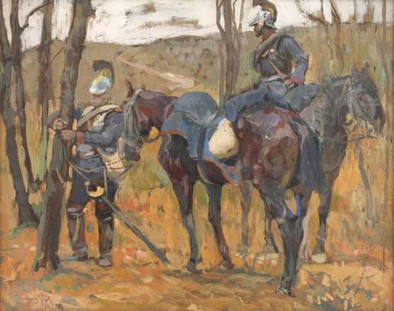 Ludwig Putz, "Schwere Reiter im Krieg" - photo 1 Ludwig Putz, "Schwere Reiter im Krieg" - photo 1