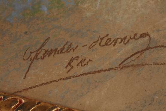 Otto Sander-Herweg Pastell, Damenportrait - фото 3