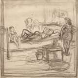 Heinrich Zille, attr., "Auf Wanzenjagd" - Foto 1