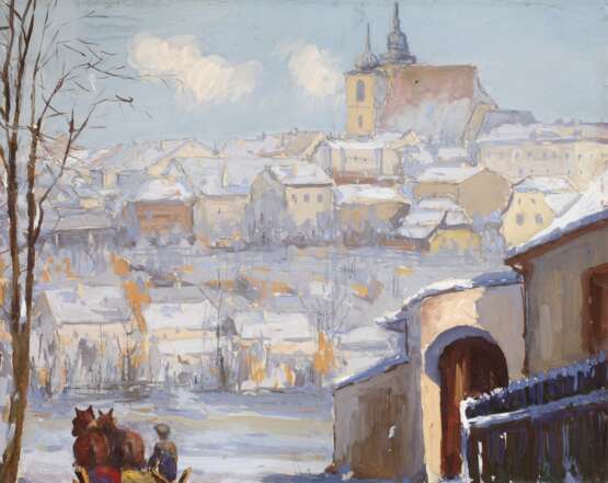 Winterliche Stadtansicht - photo 1 Winterliche Stadtansicht - photo 1