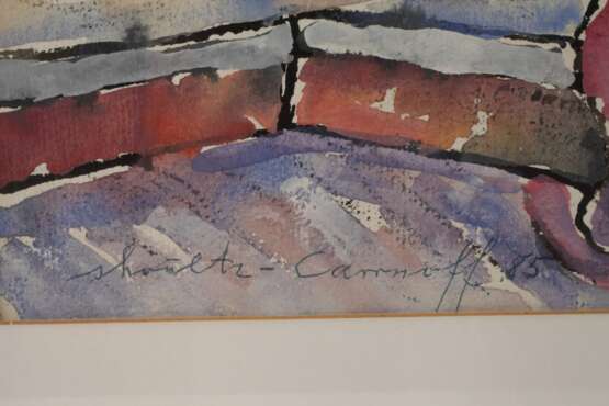 Erwin Schoultz-Carrnoff, Französische Landschaft - photo 3 Erwin Schoultz-Carrnoff, Französische Landschaft - photo 3