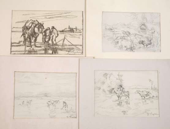 Julius Seyler, Konvolut Zeichnungen - photo 1 Julius Seyler, Konvolut Zeichnungen - photo 1