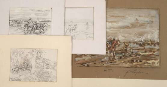 Julius Seyler, Konvolut Arbeiten auf Papier - photo 1 Julius Seyler, Konvolut Arbeiten auf Papier - photo 1