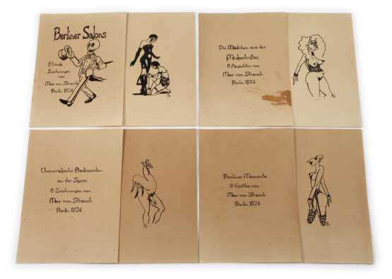 Max von Strauch, Vier Zeichnungszyklen - photo 1 Max von Strauch, Vier Zeichnungszyklen - photo 1