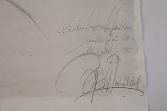 Björn Wiinblad, Junge Frau mit Vogel - photo 3 Björn Wiinblad, Junge Frau mit Vogel - photo 3